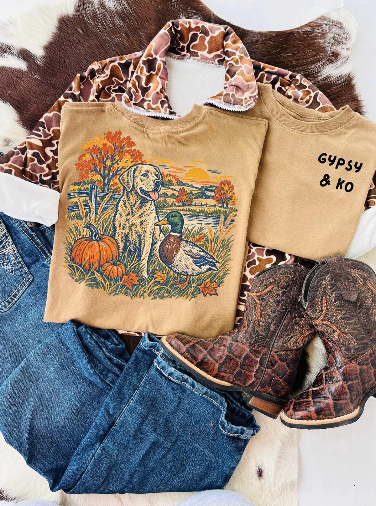 Boys fall tee